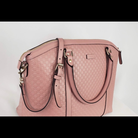 Gucci GG Convertible Handbag in Soft Pink with detachable shoulder strap New - Picture 2 of 10